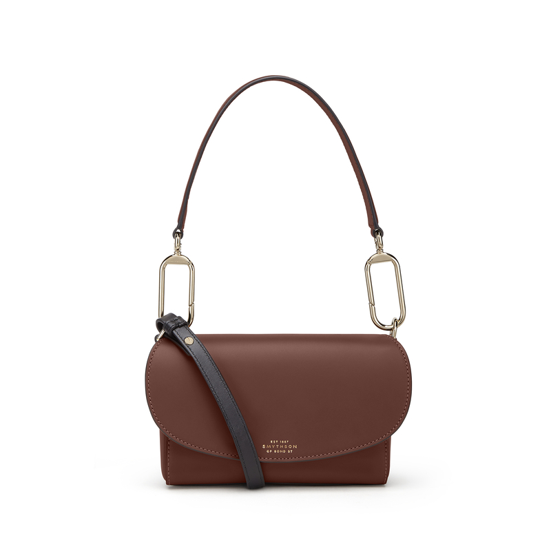 Equestrian Crossbody Bag in Saddle Leather