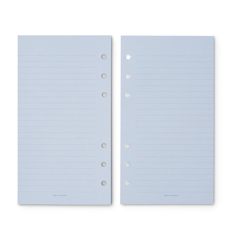 Bond Organiser Notes Refill in pale blue | Smythson