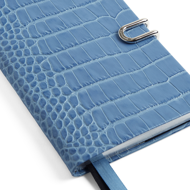 Smythson 手帳 Memoranda ネイビー にがい 2025年用 スマイソン