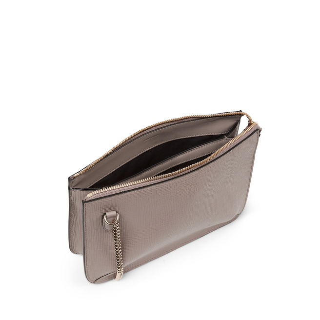 Sac à bandoulière avec double pochette en Panama