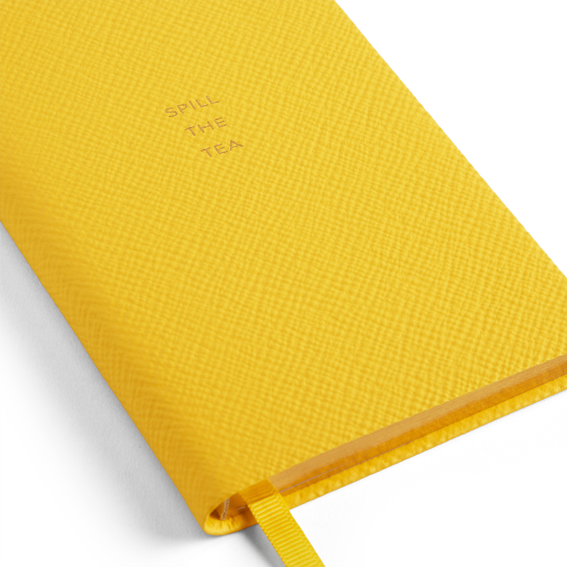Smythson Carnet Panama « Spill The Tea »