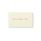 Business Card with Name