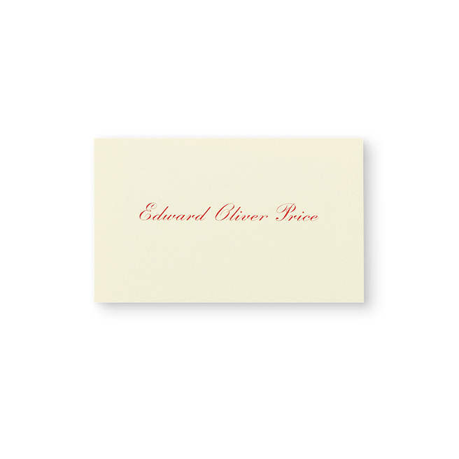 Business Card with Name