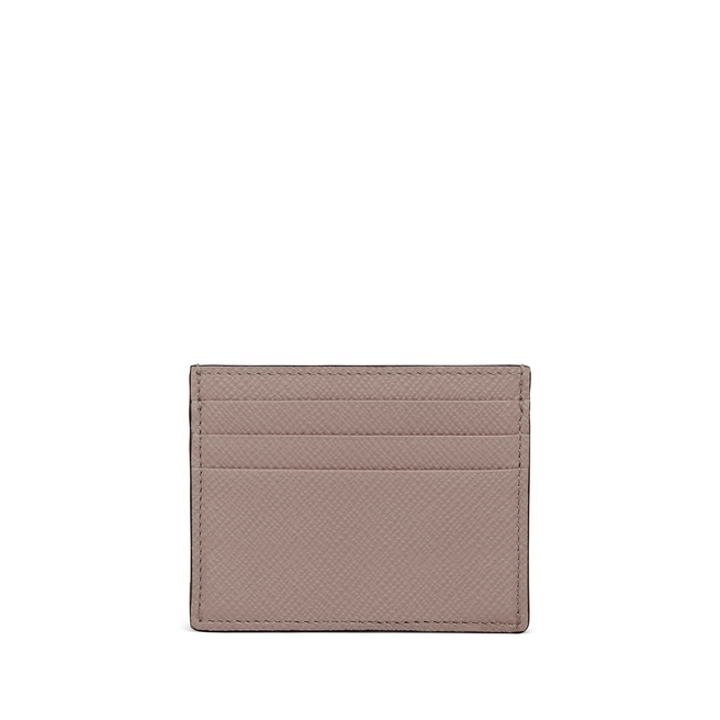 Envelope Card Case with Coin Purse in Panama in taupe | Smythson