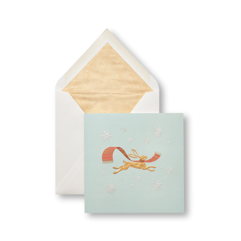 Hare Christmas Card
