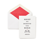 Karte „Meet Me Behind The Bike Shed“