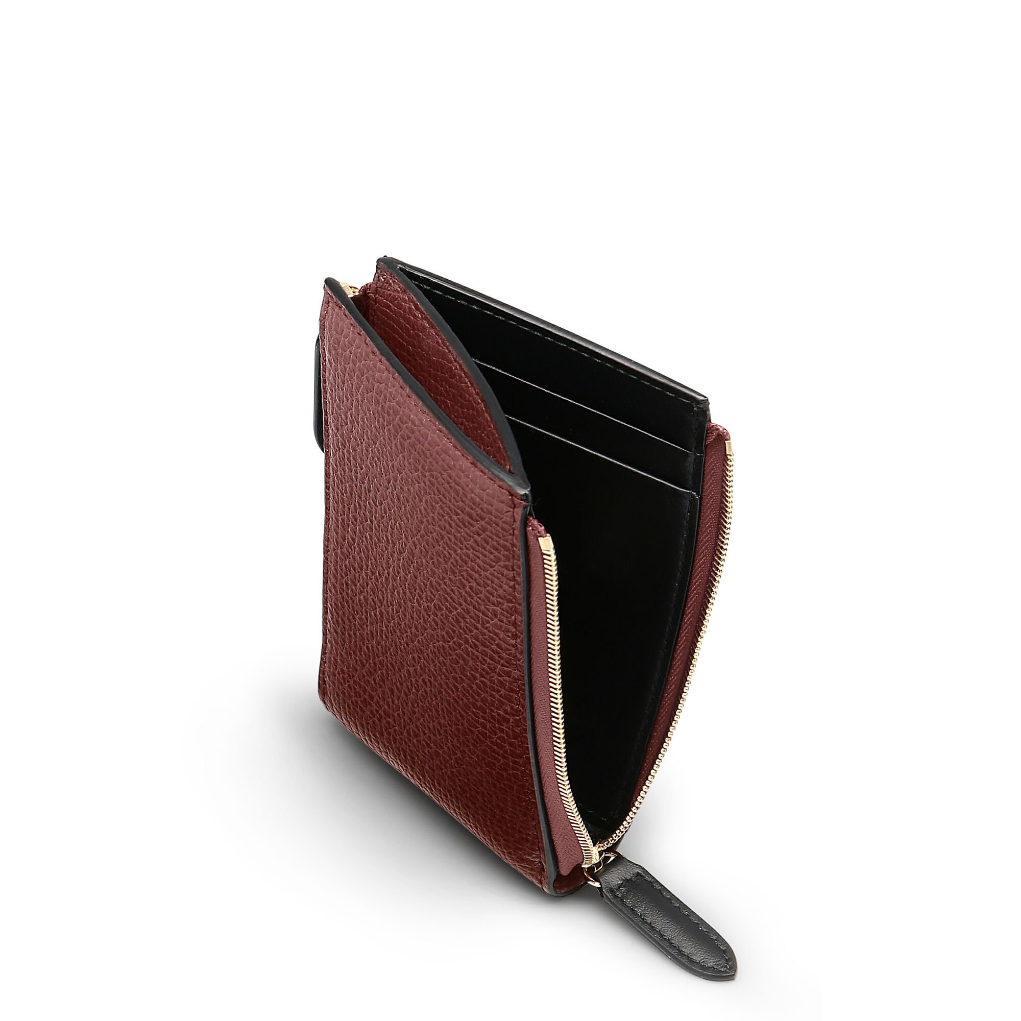 double zip purse