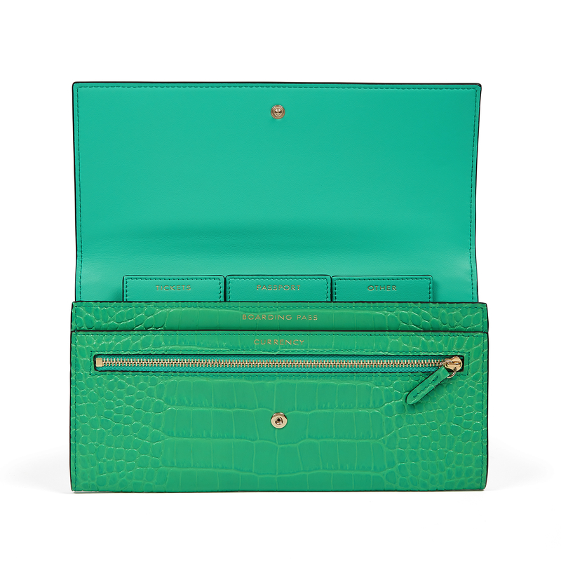 Smythson Portefeuille de voyage Marshall en Mara