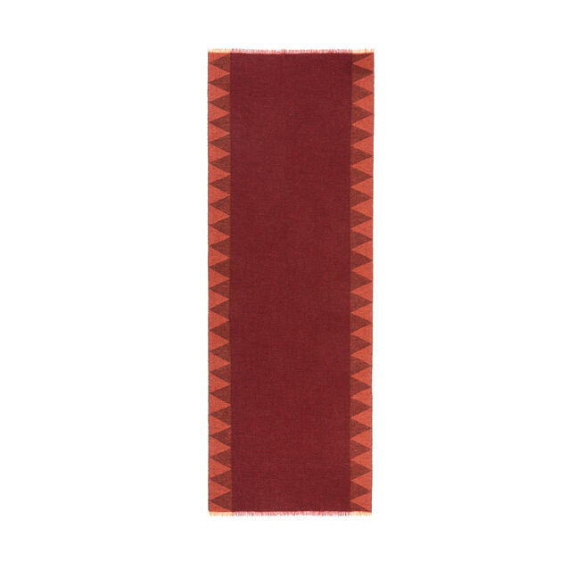 Border Cashmere Muffler Scarf