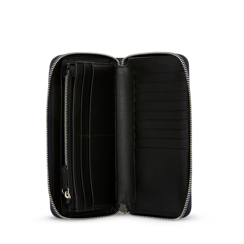 Smythson Portefeuille long entièrement zippé en Ludlow
