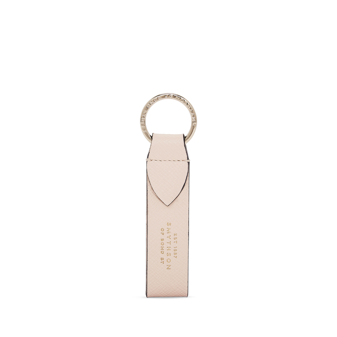 Keyring with Leather Strap in Panama