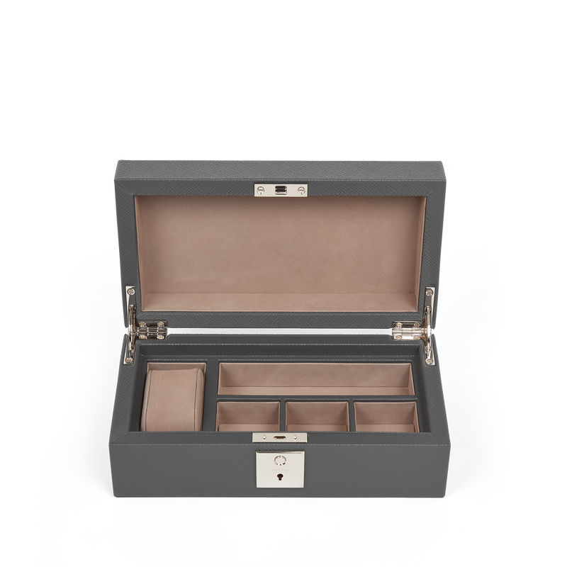 Coffret pour boutons de manchette et montres en Panama