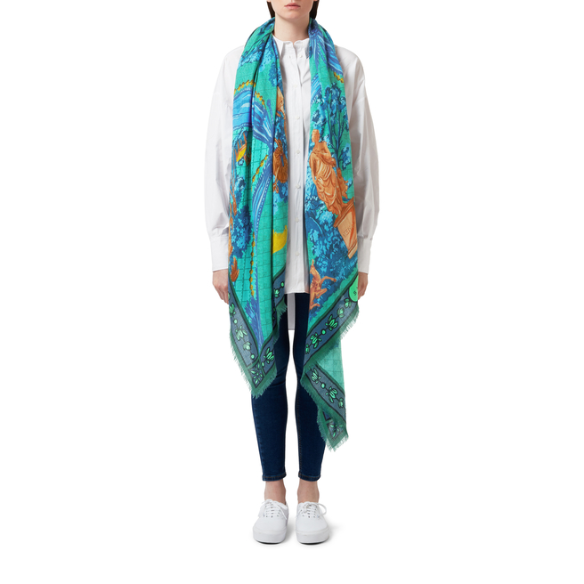Lovers Print Cashmere Scarf