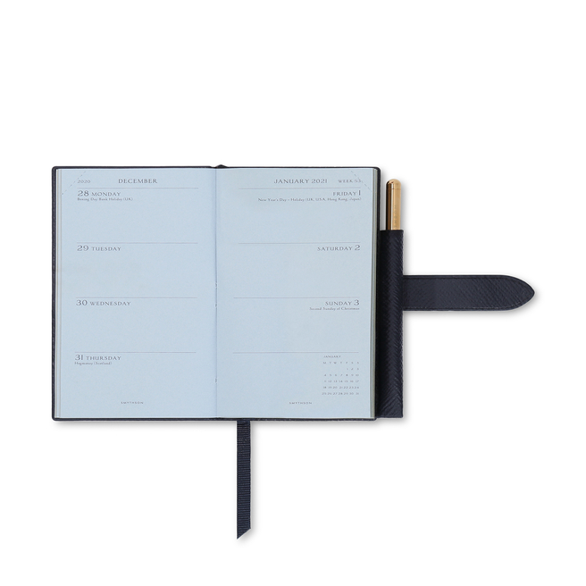 2021 Wafer Agenda with Gilt Pencil