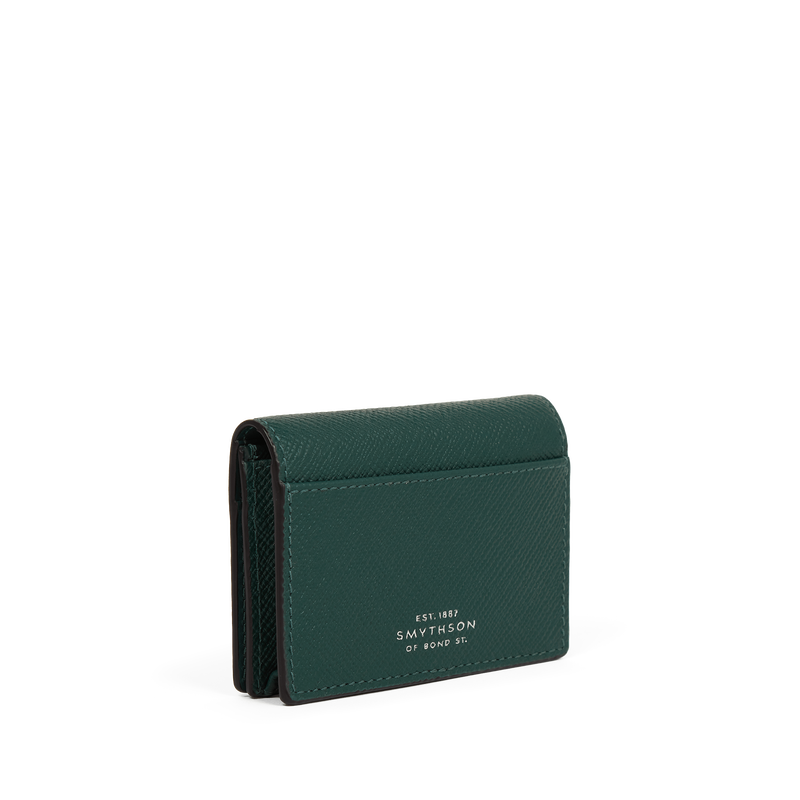 Folded Card Case with Snap Closure in Panama