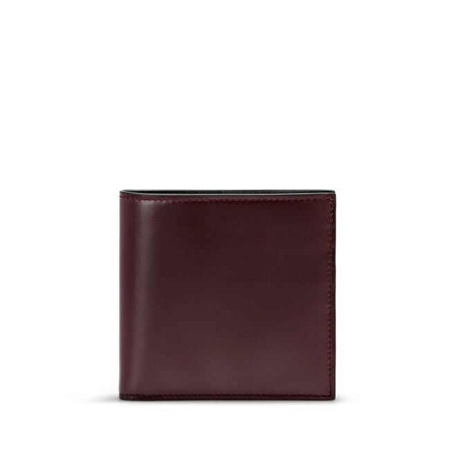 8 Card Wallet in Box Calf Leather