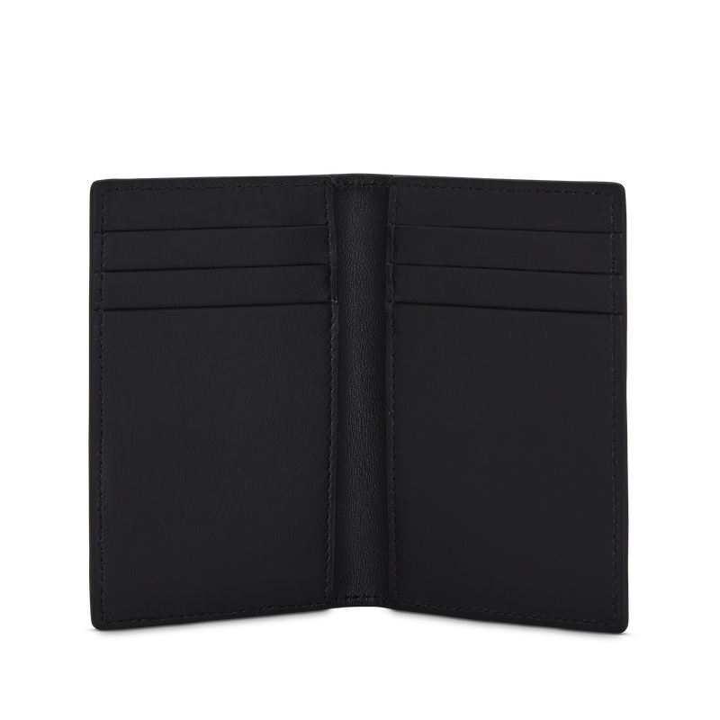 SMYTHSON カードケース LUDLOW FOLDED CARD CASE 6 Card Slot Folded Card Holder in Ludlow in black | Smythson
