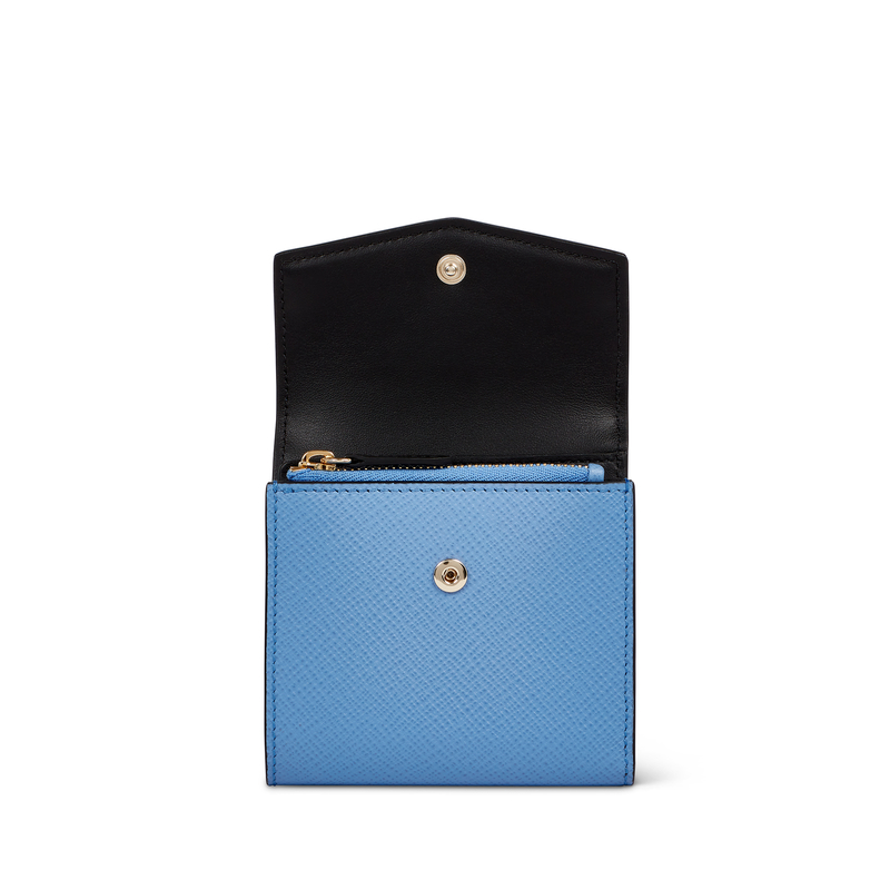 Smythson Envelope Compact Wallet in Panama