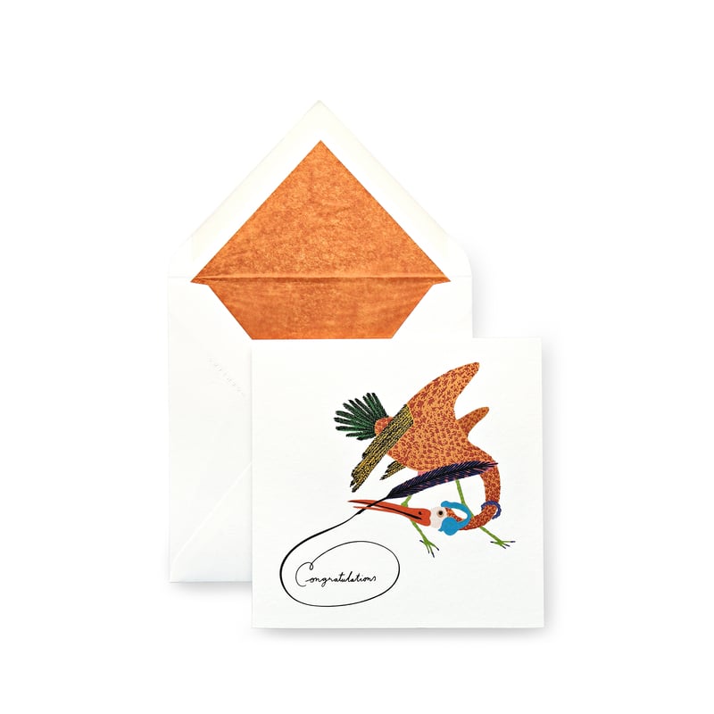 Musical Bird Congratulations Card