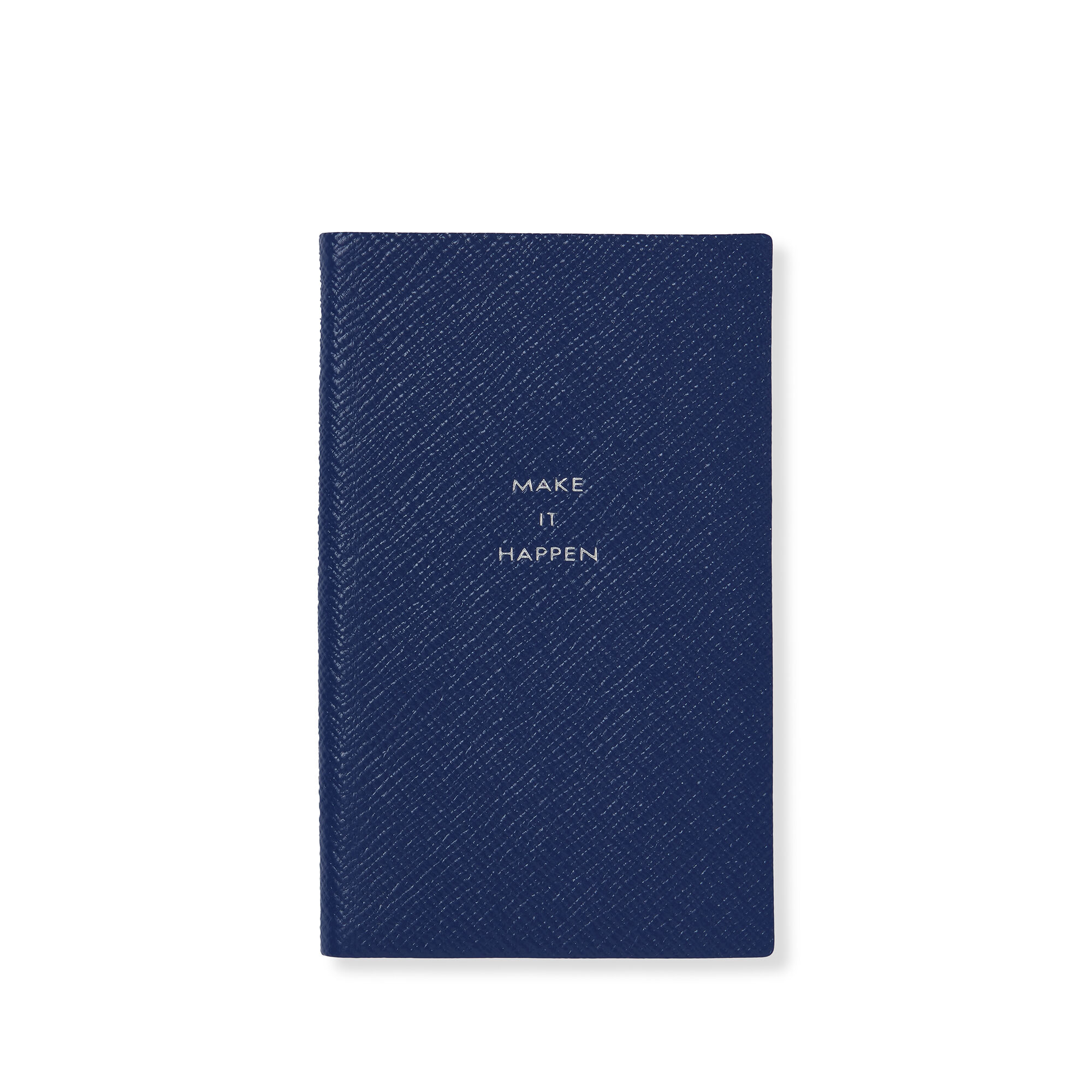 Smythson logo embossed notepad - Blue