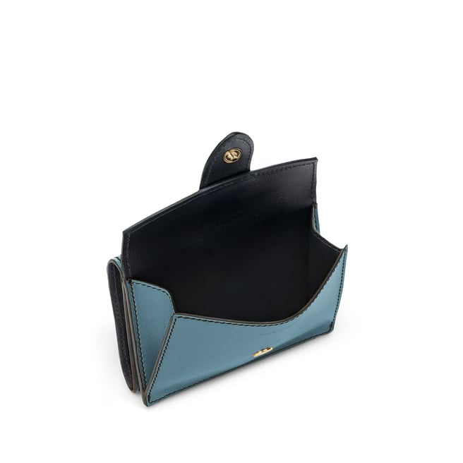 Mini Trifold Purse in Smooth Leather