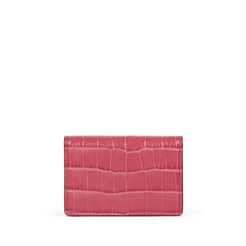 Folded Card Case with Snap Closure in Mara