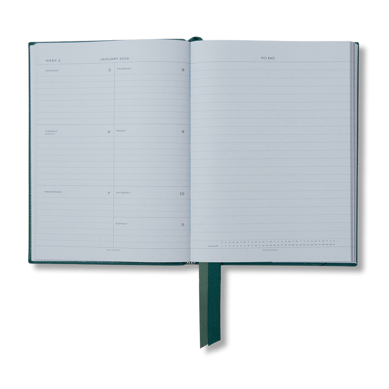 Smythson 2026 Dogs Soho Weekly Diary in Panama