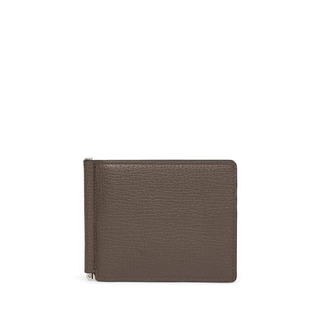 Smythson 6 Card Slot Money Clip Wallet in Ludlow