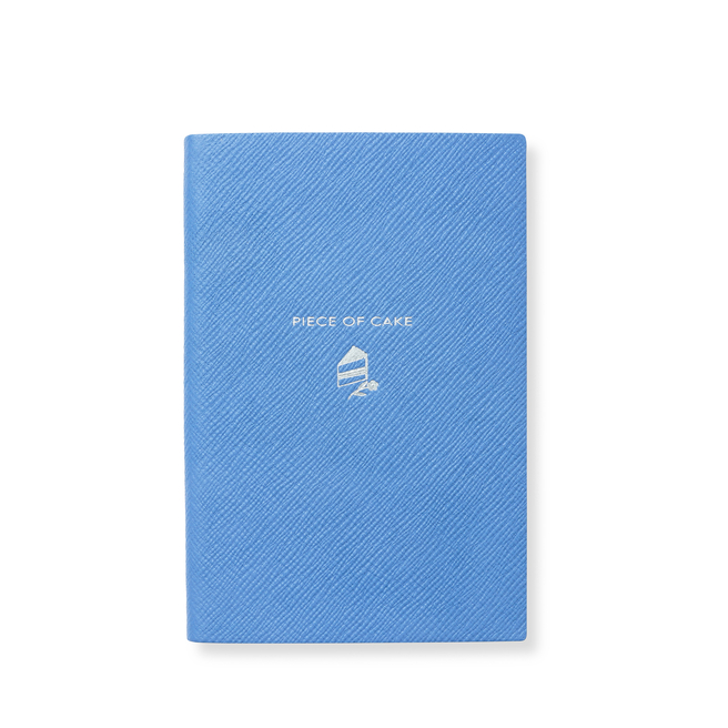 Happiness Chelsea Notebook in Panama in nile blue