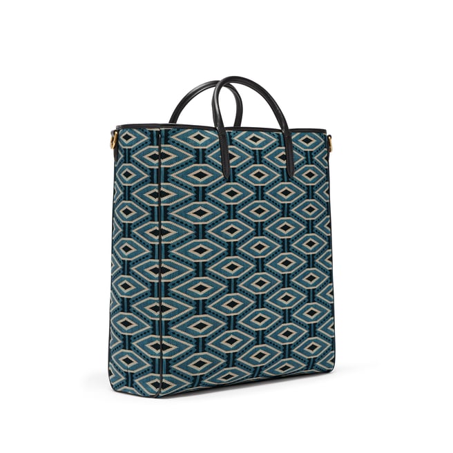 Lozenge Jacquard Shopper Bag