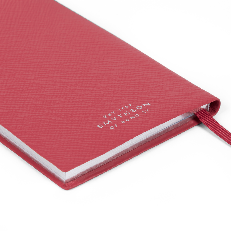Smythson Agenda semainier Panama 2026 avec poche