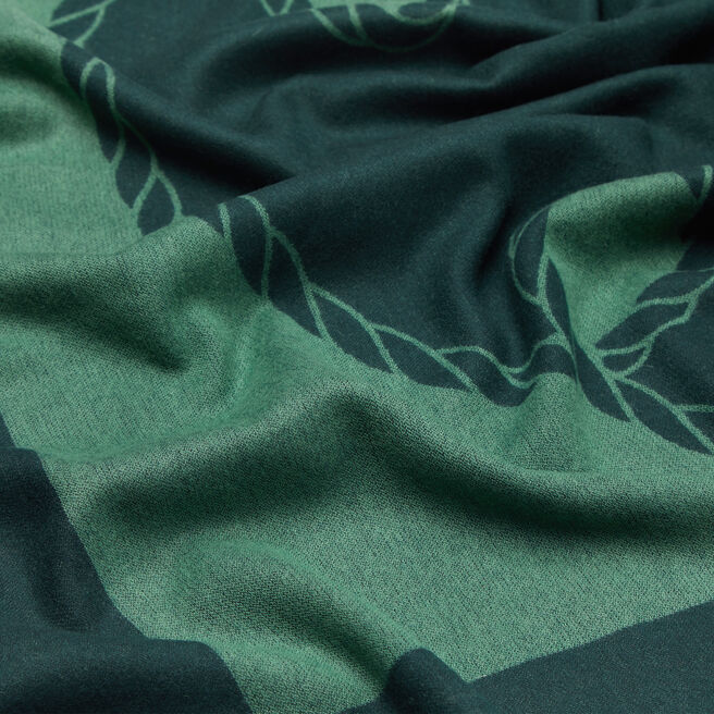 Swirl Logo Cashmere Blanket Scarf