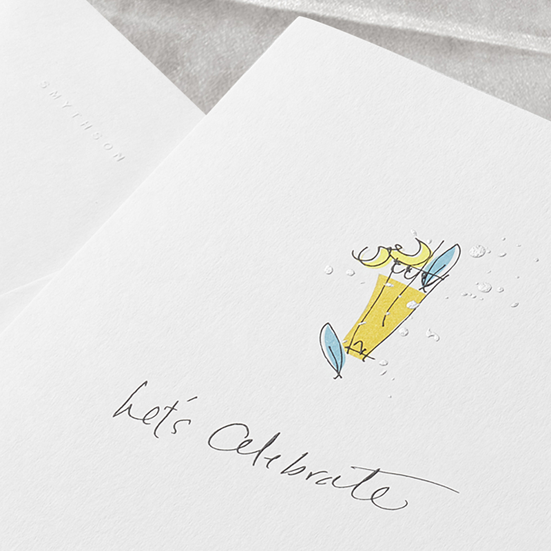 The Faraway Collins Cocktail Card White