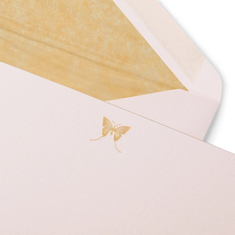 Butterfly Motif Correspondence Cards