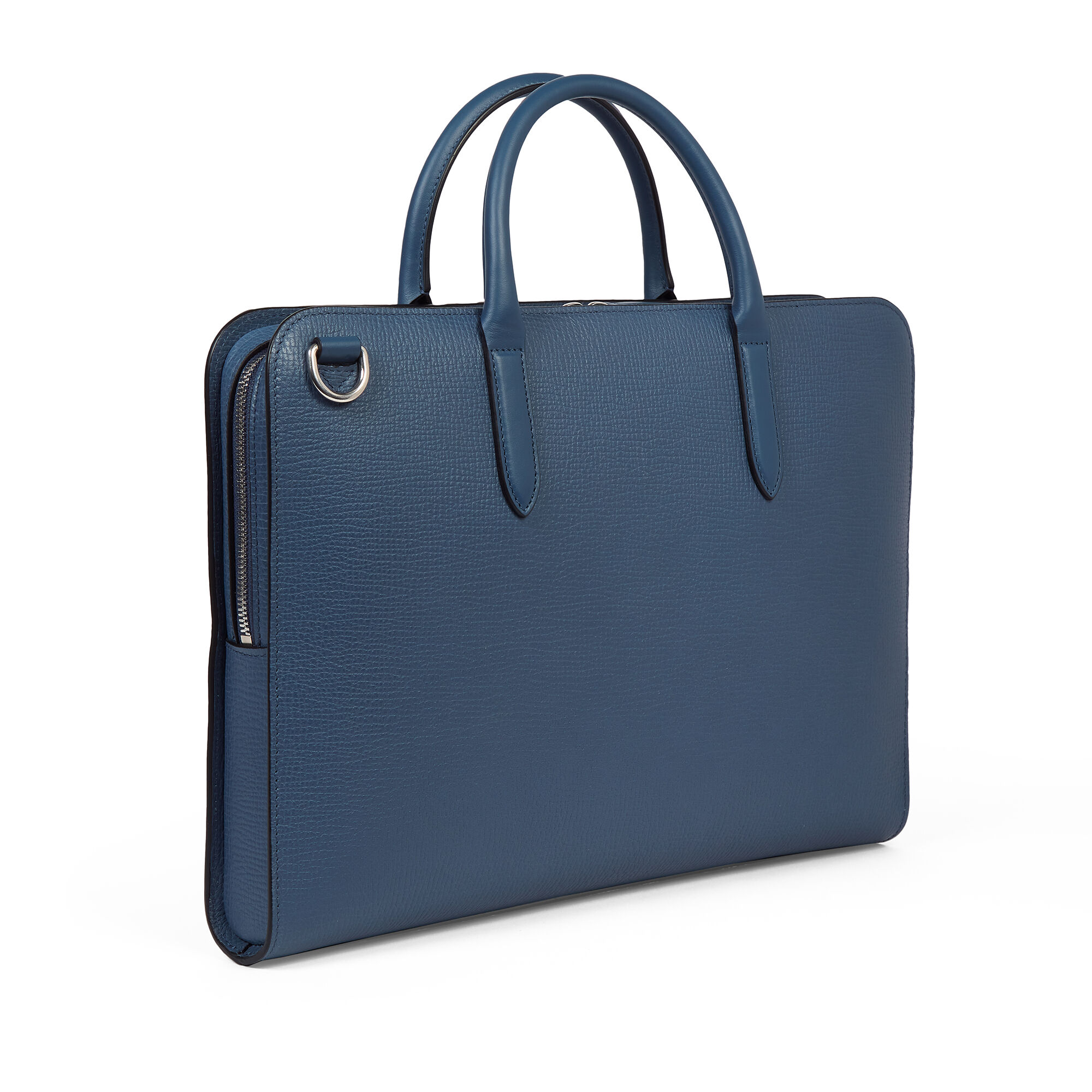 Smythson Ultra Slim Briefcase with Zip Front