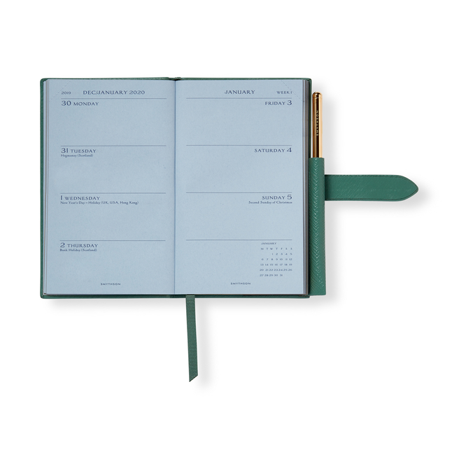 2020 Panama Agenda with Gilt Pencil