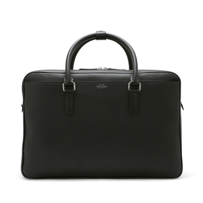 48-Hour Travel Bag in Ludlow in black | Smythson