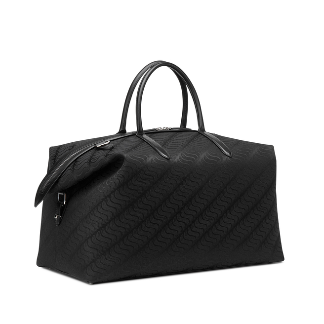 'S' Monogram Zip Guard Travel Bag