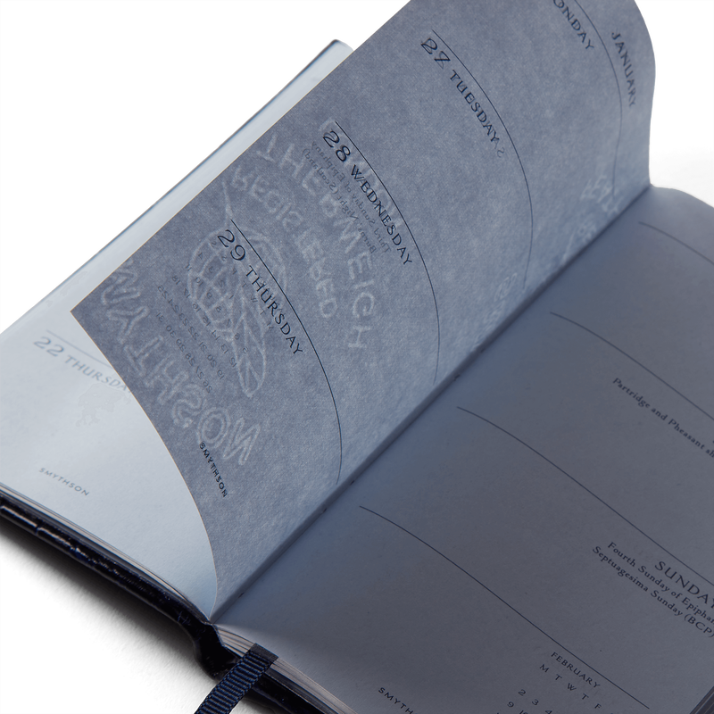 Smythson 2026 Panama Weekly Journal in Mara 