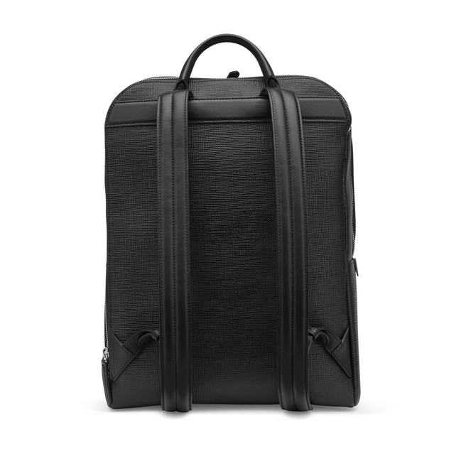 Zip Around Backpack in Panama in black | Smythson
