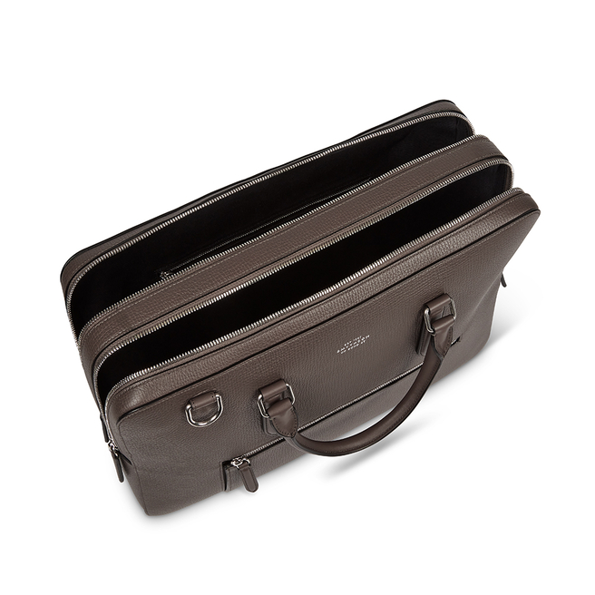 Large Briefcase with Zip Front in Ludlow