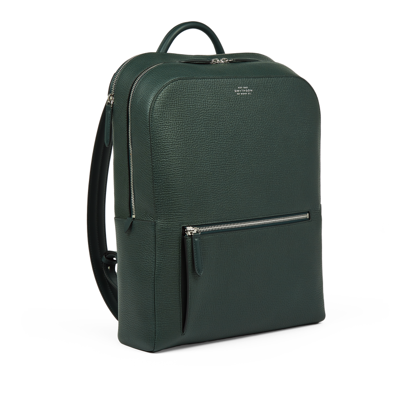ファッションなデザイン Backpack Around Zip in Smythson | green bottle in Ludlow バッグ
