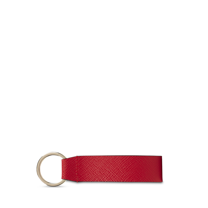 Keyring with Leather Strap in Panama