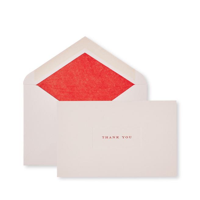 Cartes-lettres « Thank You »