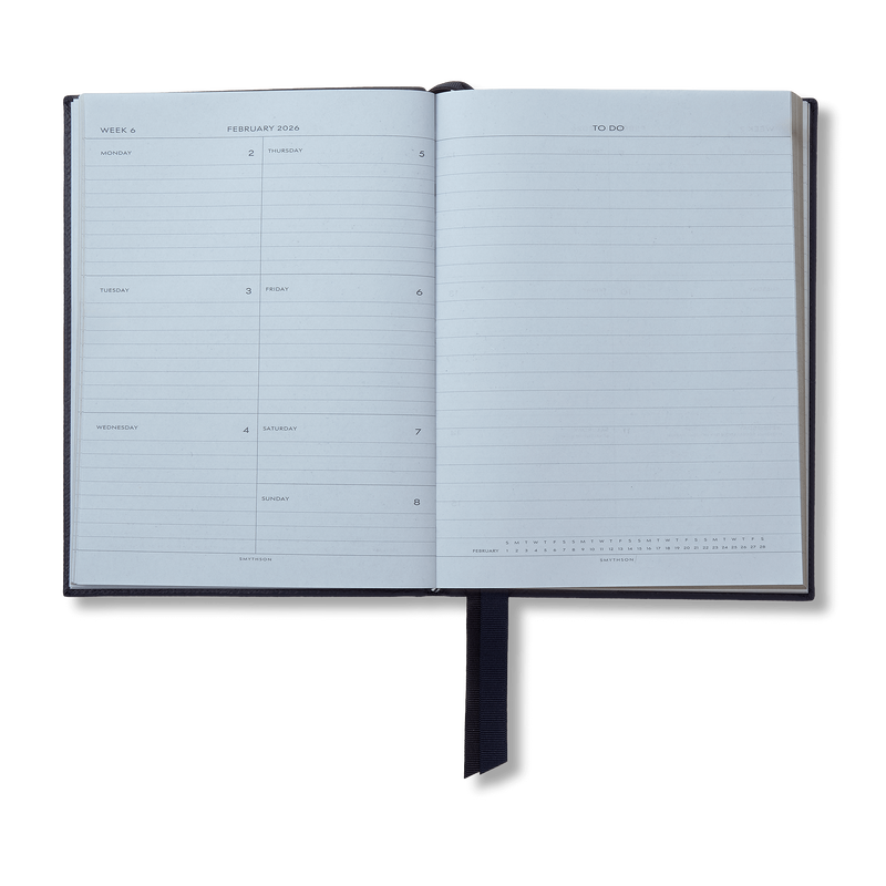 Smythson 2026 Soho Weekly Diary in Panama