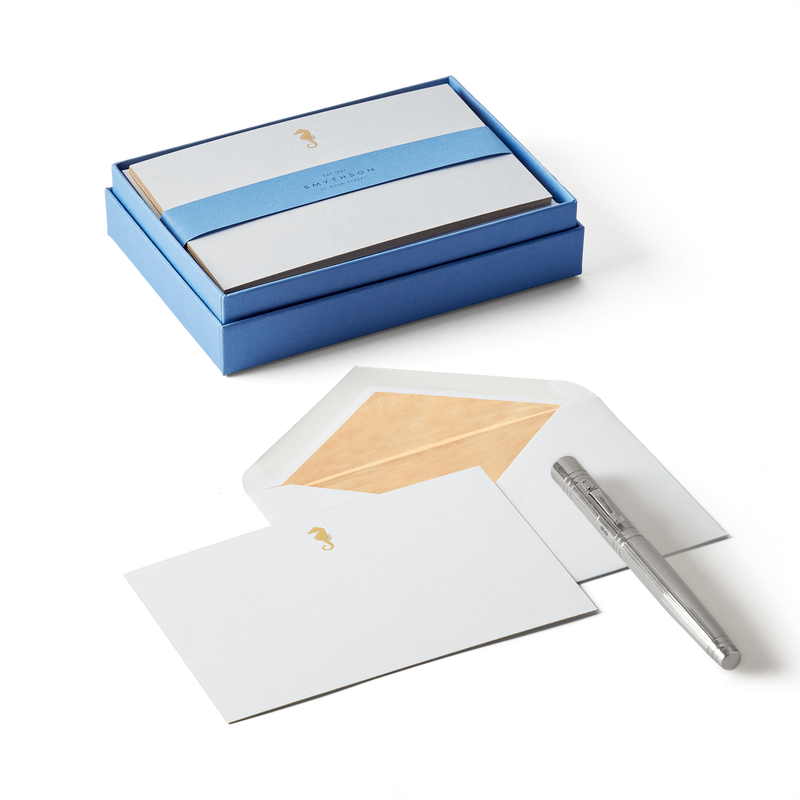 Seahorse Correspondence Cards