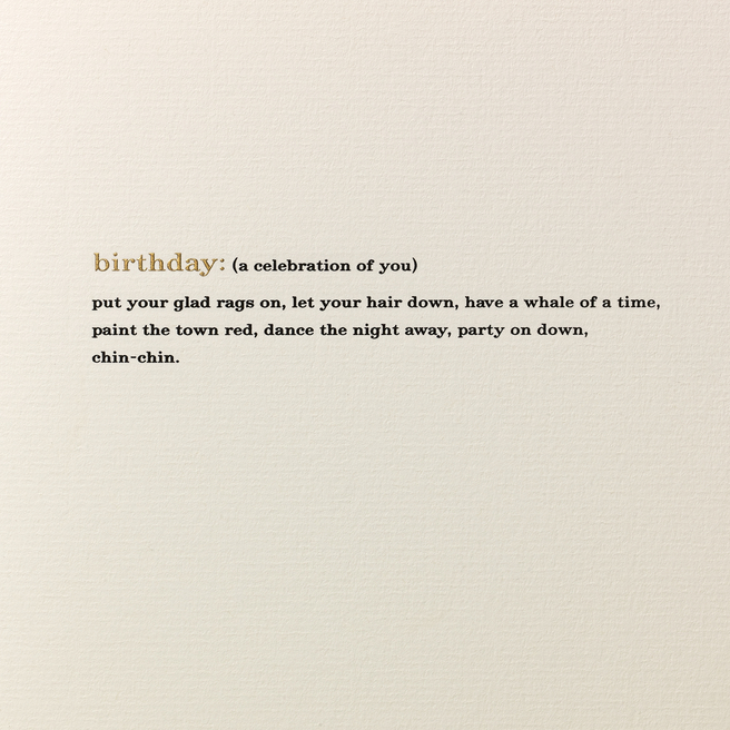 Carte d'anniversaire