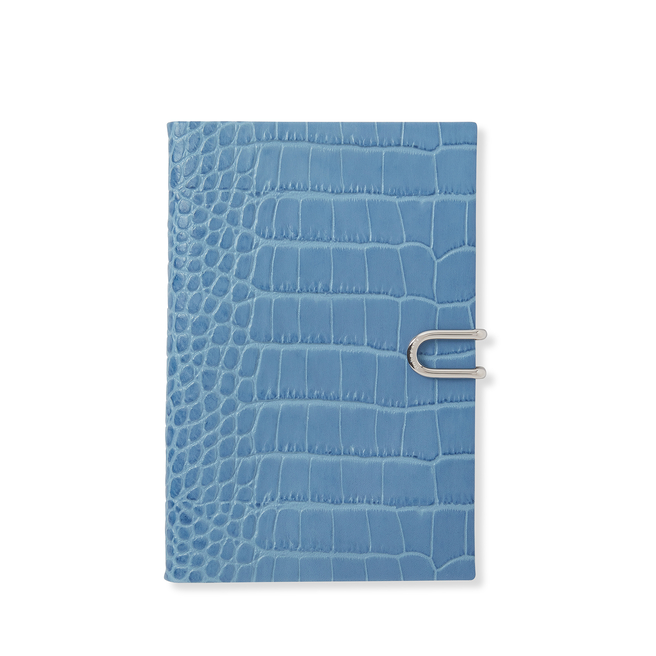 Smythson Mara Chelsea Notebook - Navy