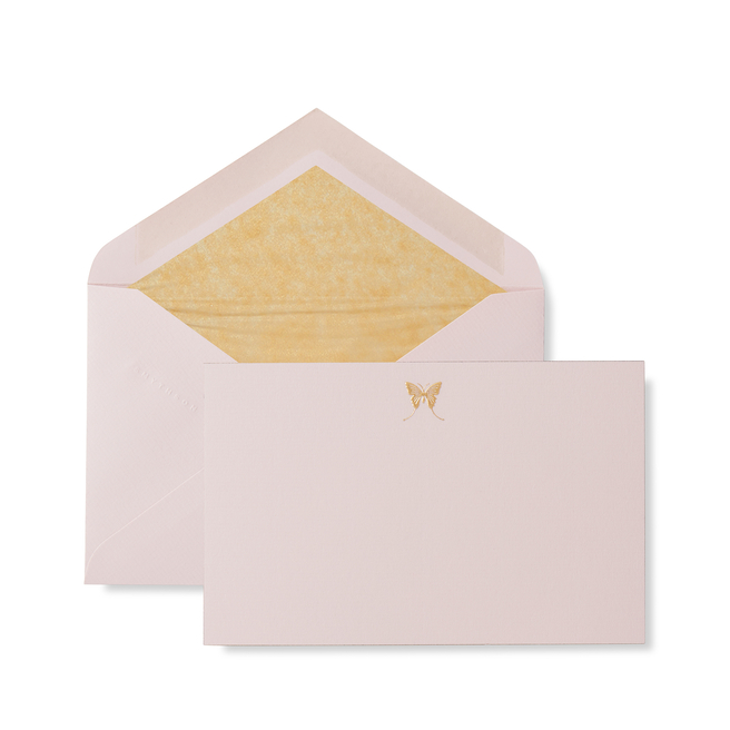 Cartes de correspondance motif papillon