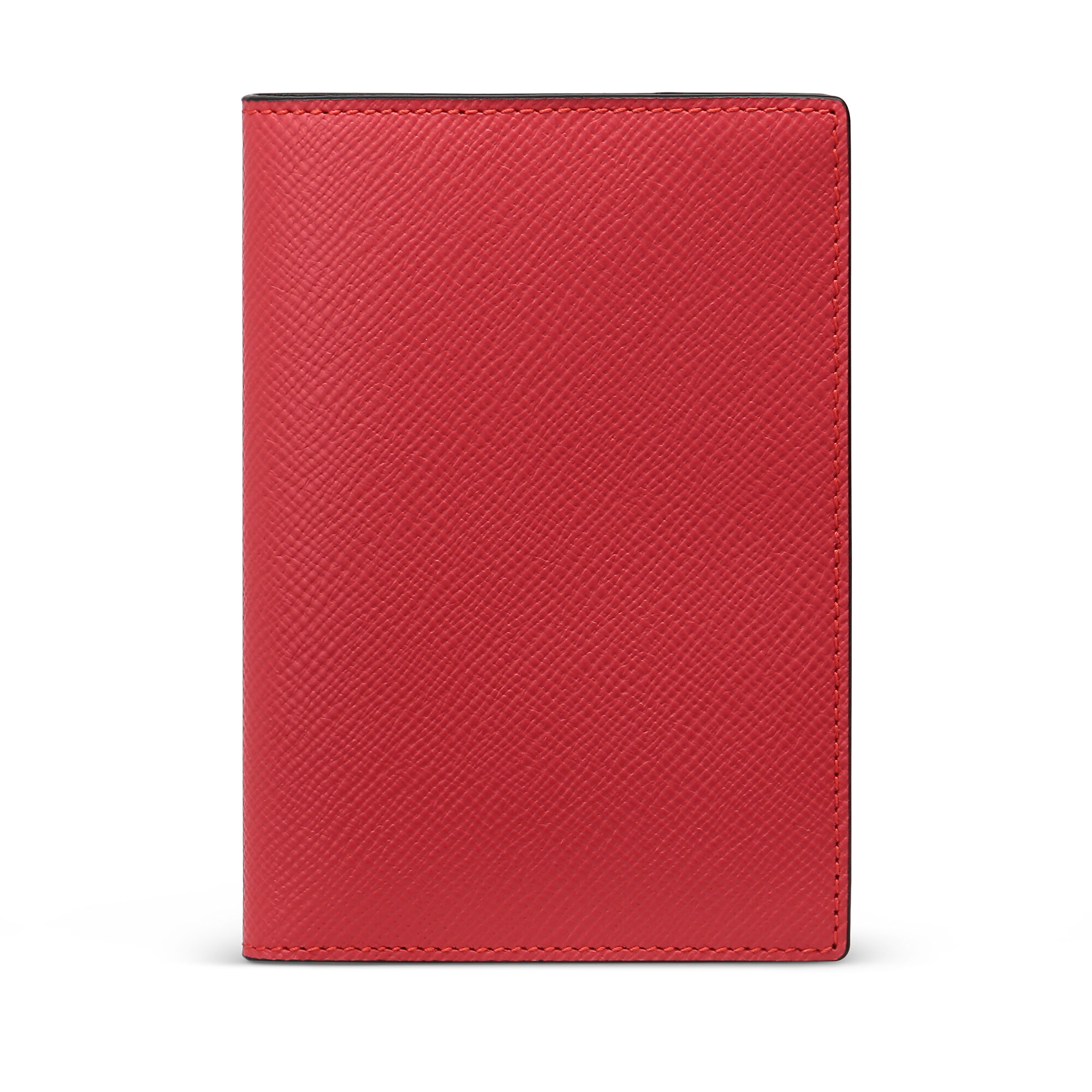 Panamaレザーパスポートカバー in scarlet red | Smythson